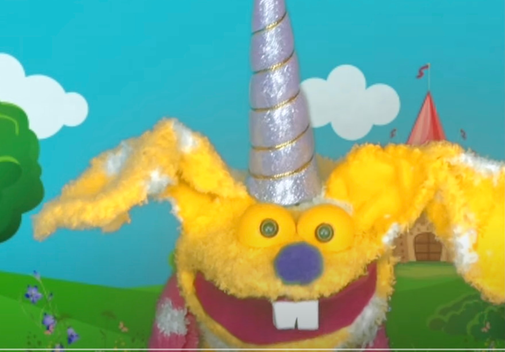 Bunnycorn puppet character